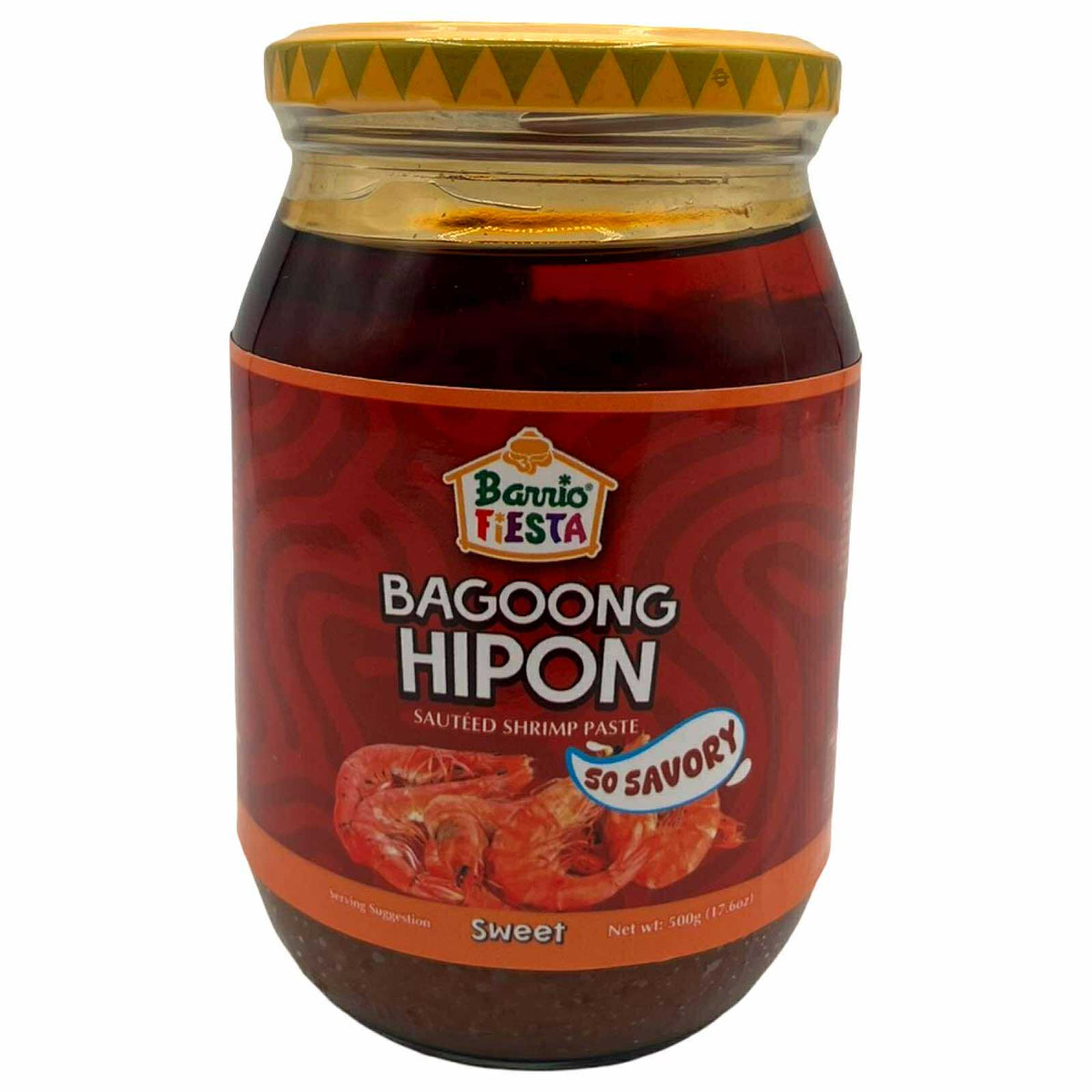 Barrio Fiesta Bagoong Hipon – süß-Geschmack – Groß – 500 G