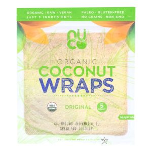 Nuco – Wraps Kokosnuss Bio 2,47 Unzen – Packung mit 12