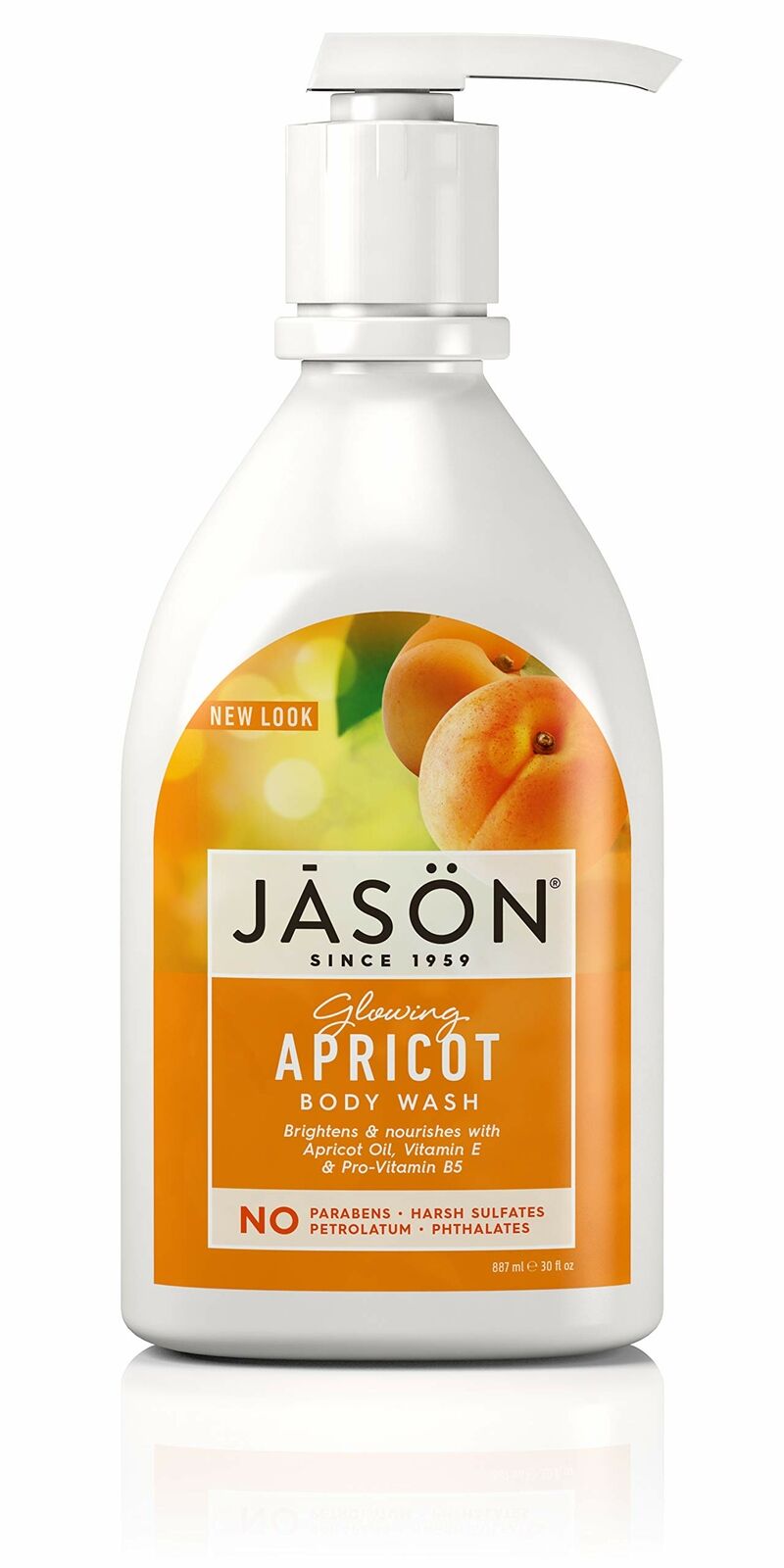 Jason – Duschgel Aprikose 30 Oz – Packung mit 3 Stück