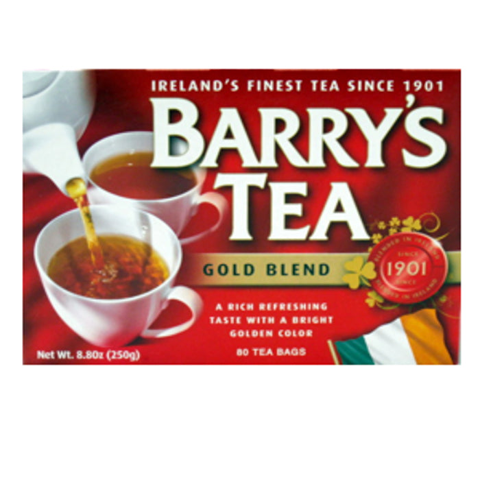 Barry's – Gold Blend Tee, 80 Stück, 8,8 oz – Packung mit 6 Stück