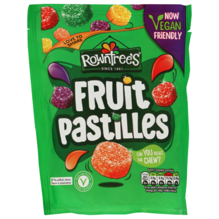 Rowntree's – Fruchtpastillenbeutel 5.4 Oz – Packung mit 10 Stück