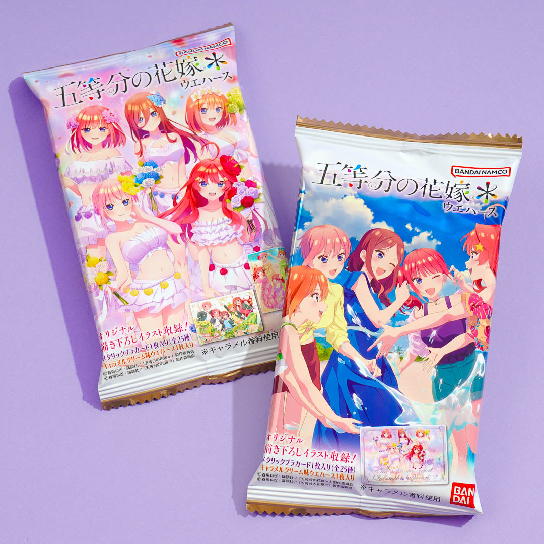Die Quintessential Quintuplets Waffel mit Metallic Card