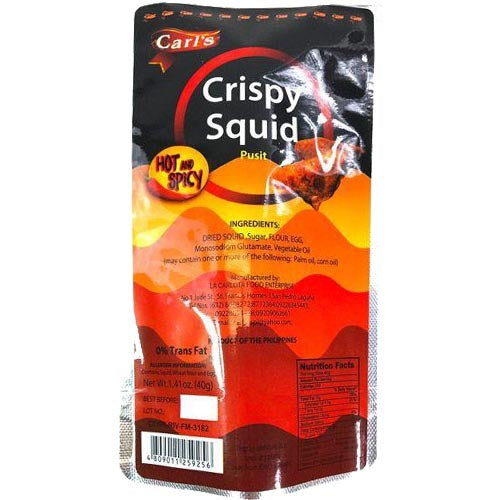 Carl’s – knusprig Squid – Pusit – Heiß und Würzig – 40 G