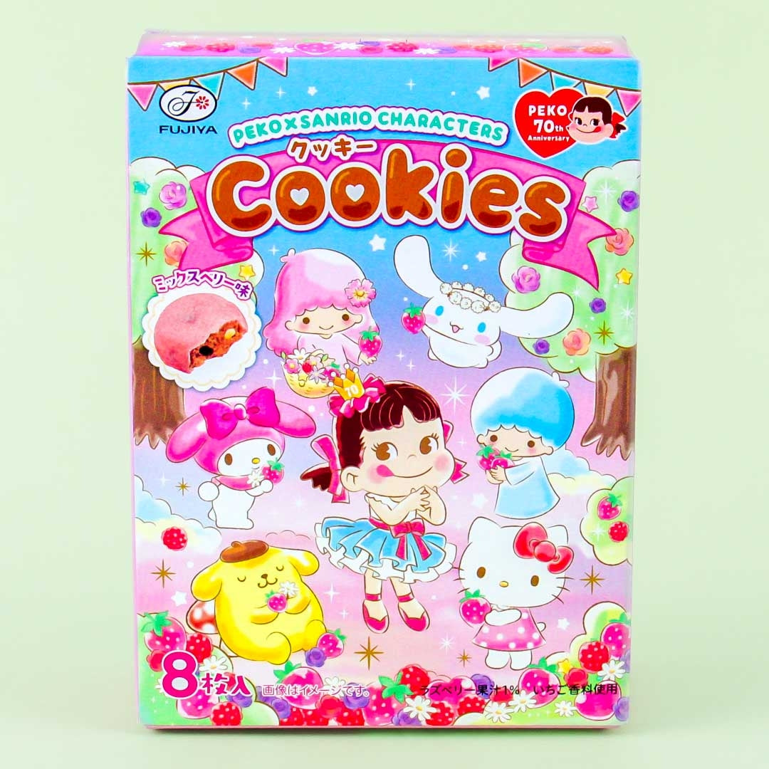 Fujiya Peko x Sanrio Charaktere Kekse – Gemischte Beeren