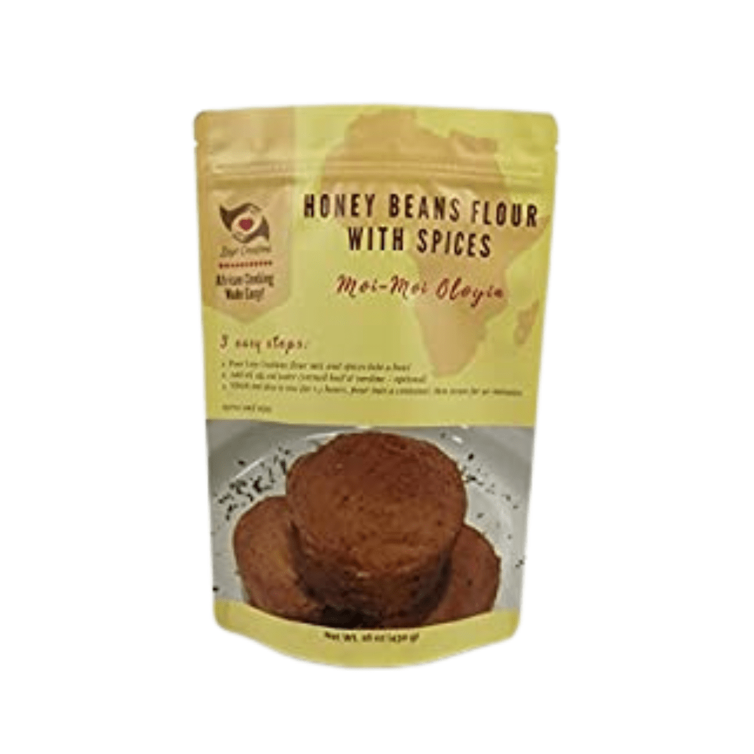 Layo Creations Moi-Moi – Honig BEANS Mehl Mischung 430g für einfache nigerianische Gerichte