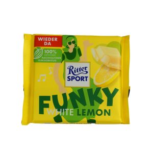 Ritter Sport Funky weiße Zitrone