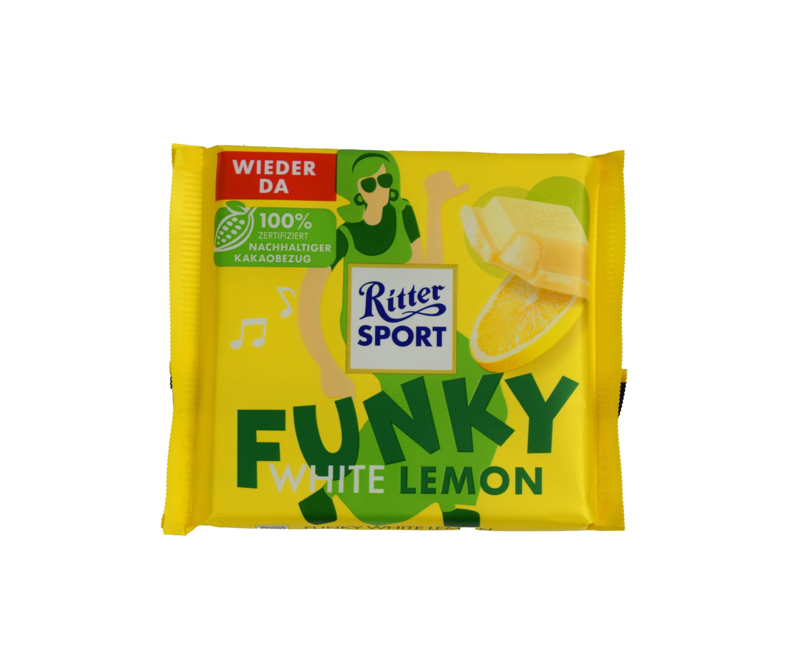 Ritter Sport Funky Weiß Zitrone