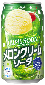 Asahi, Calpis Soda, Melonencreme Soda 350ml in einer Aludose