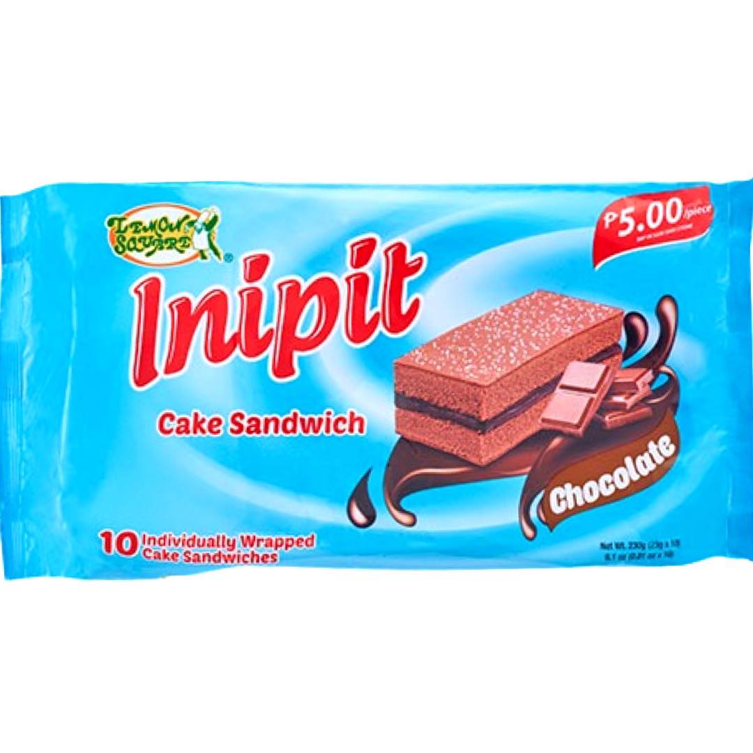 Zitronenquadrat – Inipit – Kuchensandwich – Schokolade – 10er Packung – 230 G