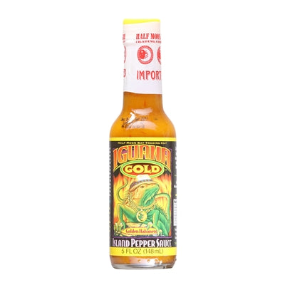 Chilisauce Iguana Gold Golden Habanero 5 oz Hitze 6