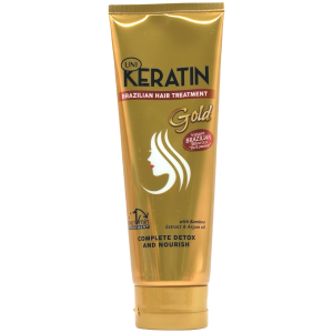UNI – Keratin Brazilian Hair Treatment – Komplette Detox und Nourish (Gold) – 200 G