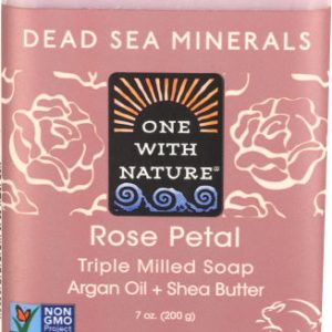 eins mit Natur – Seifenriegel Rosenblüte, 7 Unzen (Pack von 1)