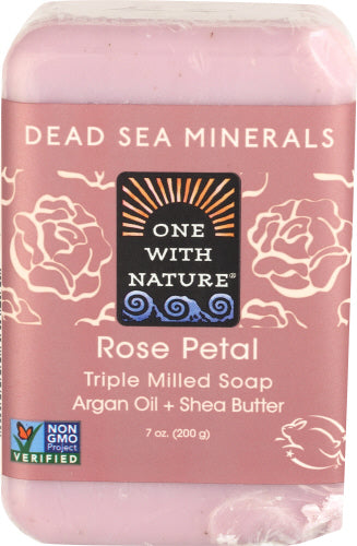 Eins mit der Natur – Seifenbar Rosenblütenblatt, 7 Oz (Packung mit 1)