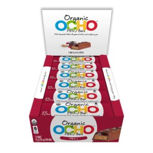 Ocho Süßigkeiten Bar Erdnussbutter & Gelee 1,45 Unzen – Packung mit 12