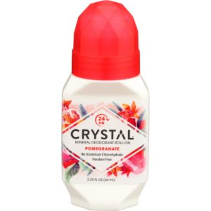 Crystal Körper Deodorant Rolle auf Granatapfel, 2,25 Unzen (Packung von 1)
