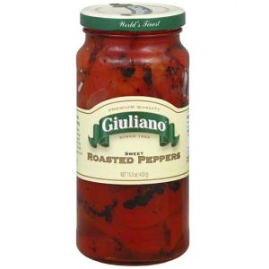 Giuliano – Peppers Süß geröstet, 15,5 Unzen Packung mit 6 Stück