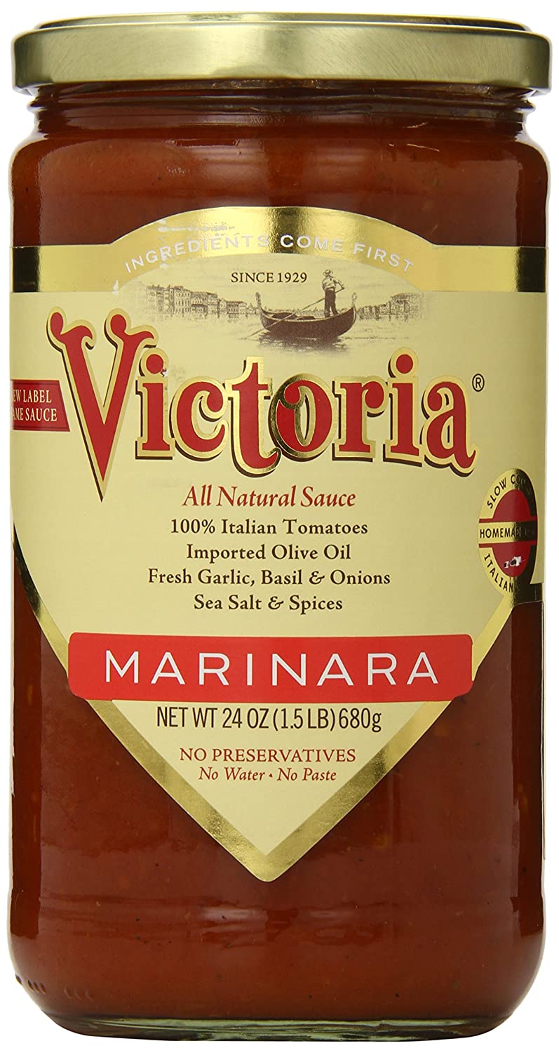 Victoria Sauce Marinara 24oz – Packung mit 6 Stück
