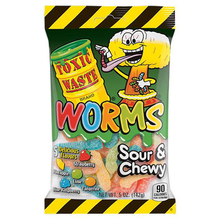 Toxic Waste Worms sauer & weich zum Kauen