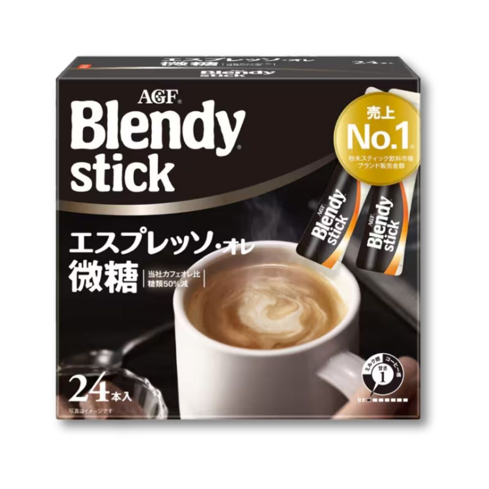 AGF Blendy Stick Espresso/Erz Zucker (Sofortkaffee) 24 Stück