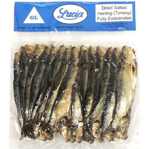 Lucia Getrocknetes gesalzenes Hering (Tunsoy) – vollständig ausgeweidet – 7,05 OZ