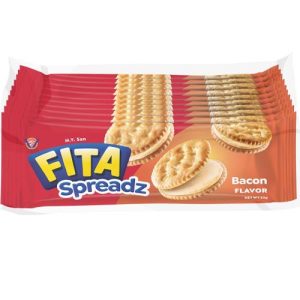 M.Y. San – Fita Spreadz Cracker Sandwich – Speck Geschmack – 15 Packungen – 375 g