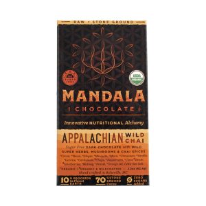 Bio Roh 70% Kakao Appalachian Wild Chai Schokoriegel – 6 x 2,2 oz