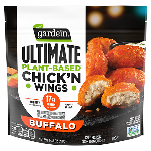 Gardein – Flügel Chick'n Buffalo, 14.8oz – Packung mit 6 Stück