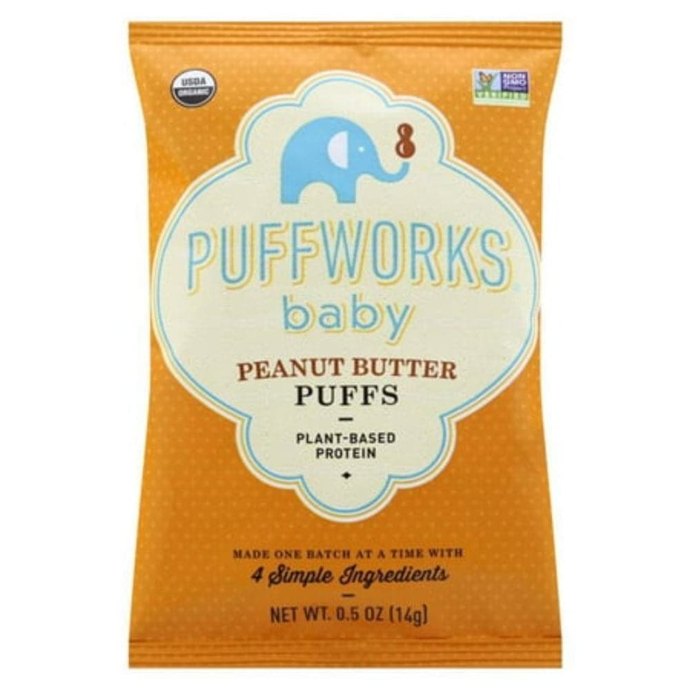 PUFFWORKS – Bio Erdnussbutter Puffs – 0,5 Unzen