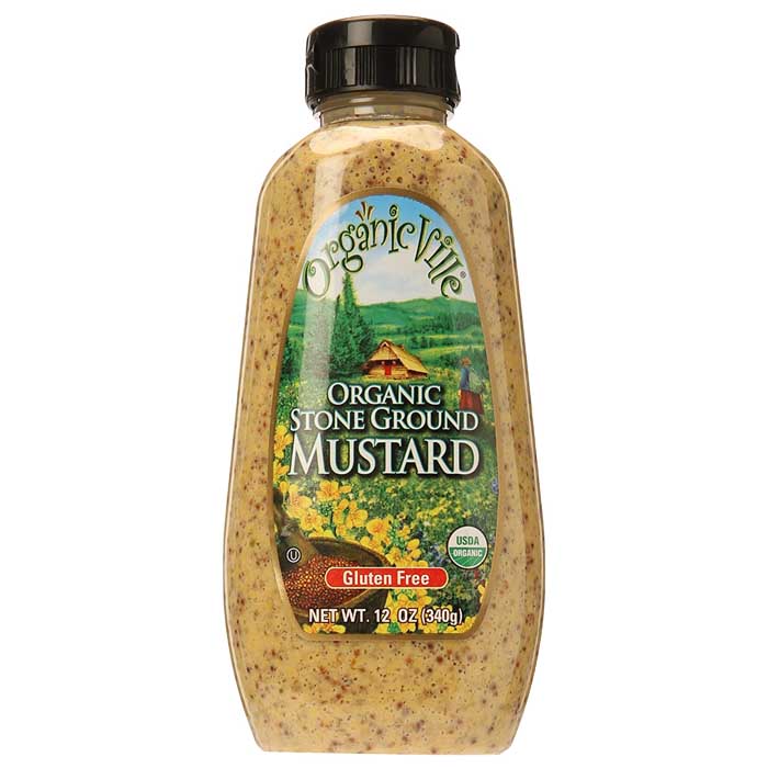 Organicville Organisch Stone Ground Senf (GF), 12oz