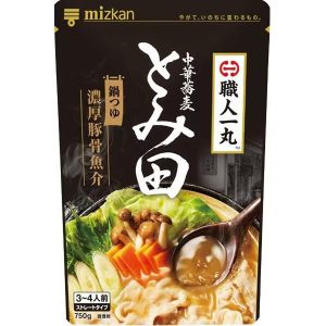 Mizkan , Tomita, Nouko tonkotosu gyokai nabe tsuyu, Schweine- und Meeresfrüchtebestand, – 750g