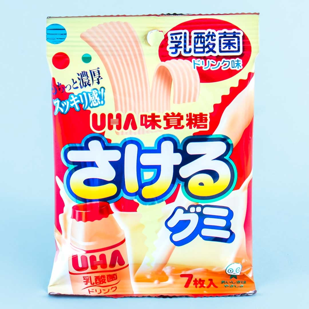 UHA Sakeru Split Gummy Süßigkeiten – Yakult Joghurt