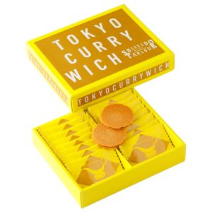 Shiseido Parlour, Tokyo Curry Wich, würziges Cracker-Sandwich, 16 Stück in einer Schachtel
