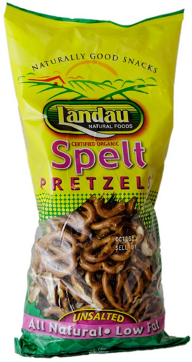 Landau Bio Dinkel Brezeln ungesalzen, 8 oz
