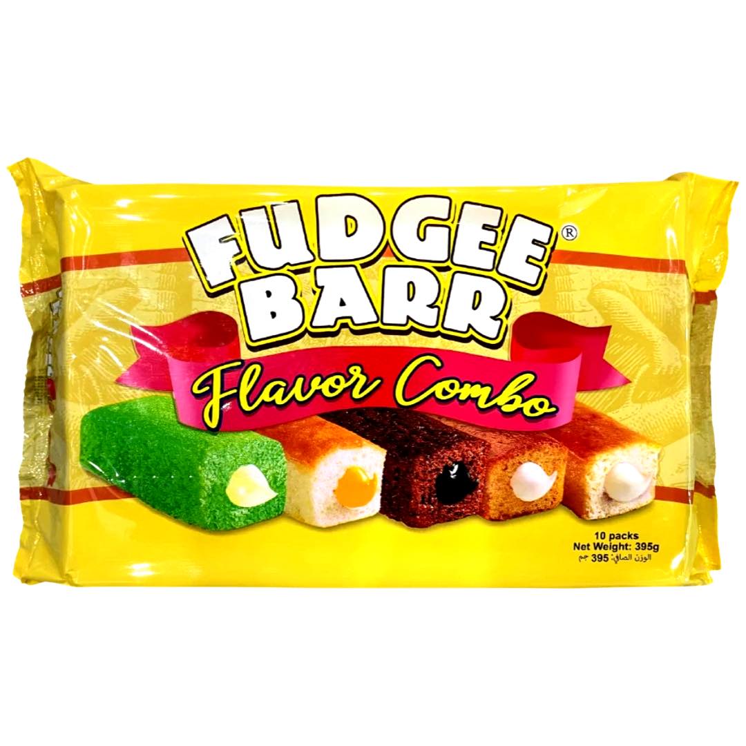 Rebisco – Fudgee Barr Geschmack Combo – 10er Packung – 395 G