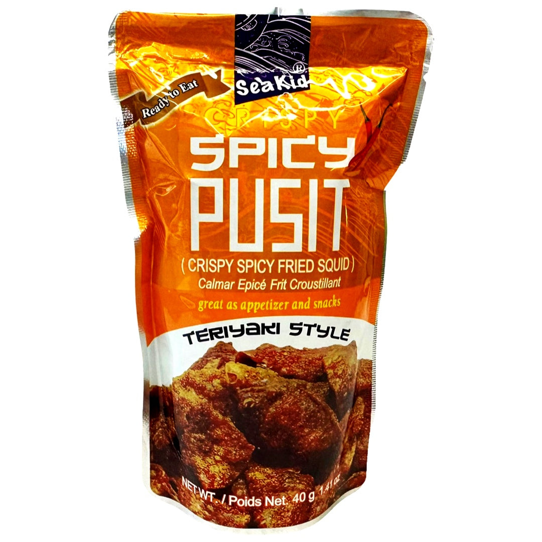 Seakid – knusprig scharf Pusit – knusprig scharf Fried Squid – Teriyaki Style – 40 G