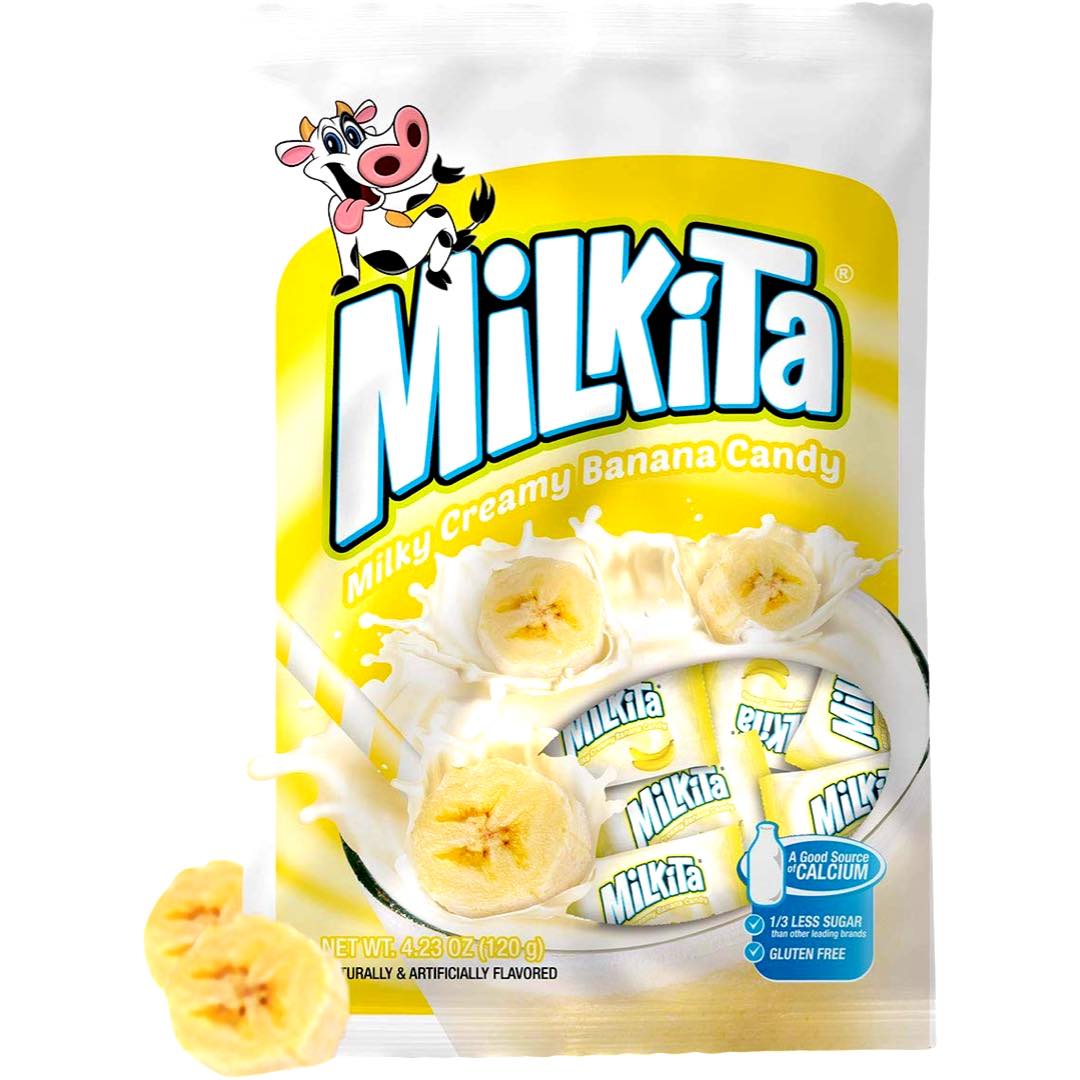 Milkita – Milky Creamy Banane Süßigkeiten – 30 Stück – 120 G