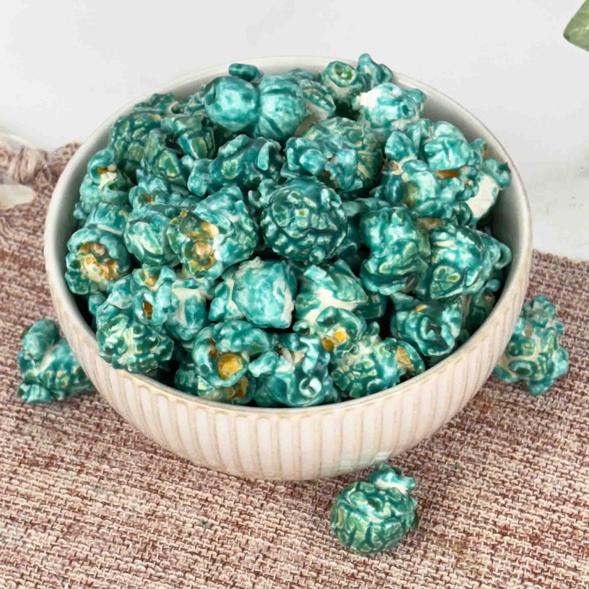 Blaue Baumwolle Bonbon Popcorn