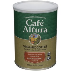 Cafe Altura – Organci Kaffee gemahlen regelmäßiger Braten, 12 Unzen