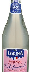 Lorina – Artisanal sprudelnd rosa Limonade, 25,4 Unzen Packung mit 12