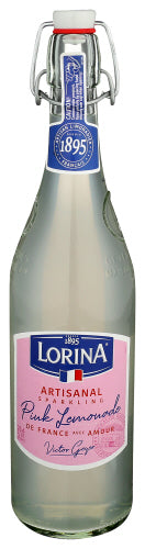 Lorina – Artisanal glitzernd Rosa Lemonade, 25,4 oz – Packung mit 12 Stück