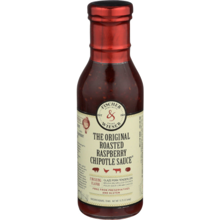 Fischer & Wieser – Soße Chipotle geröstete Himbeere 15.8 Oz – Packung