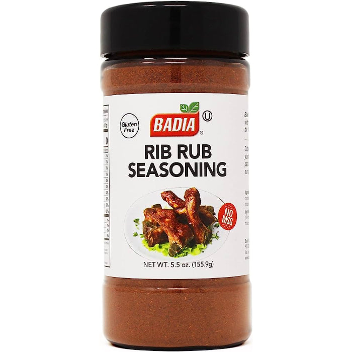 Badia Spice Rub Rib, 5,5 Oz – Packung mit 6 Stück