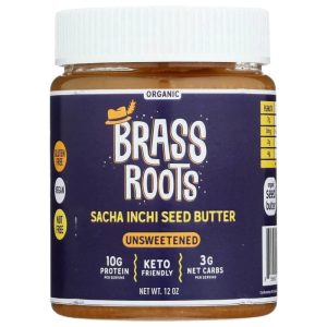 Brass Roots nicht gesüßte Sacha-Inchi-Saatbutter, 12 Unzen