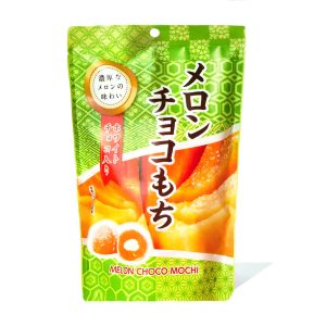seiki one-bite mochi: melon choco
