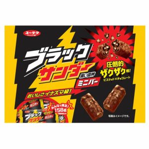 Black Thunder Mini Bars – japanischer Schokoladensnack von yuraku seika – 158g