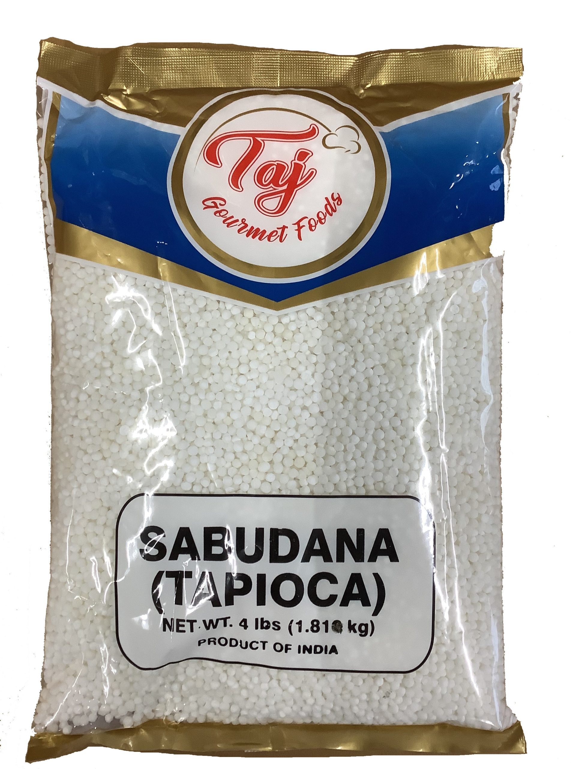 TAJ Sabudana (Sago, Tapioka) (verschiedene Größen verfügbar)
