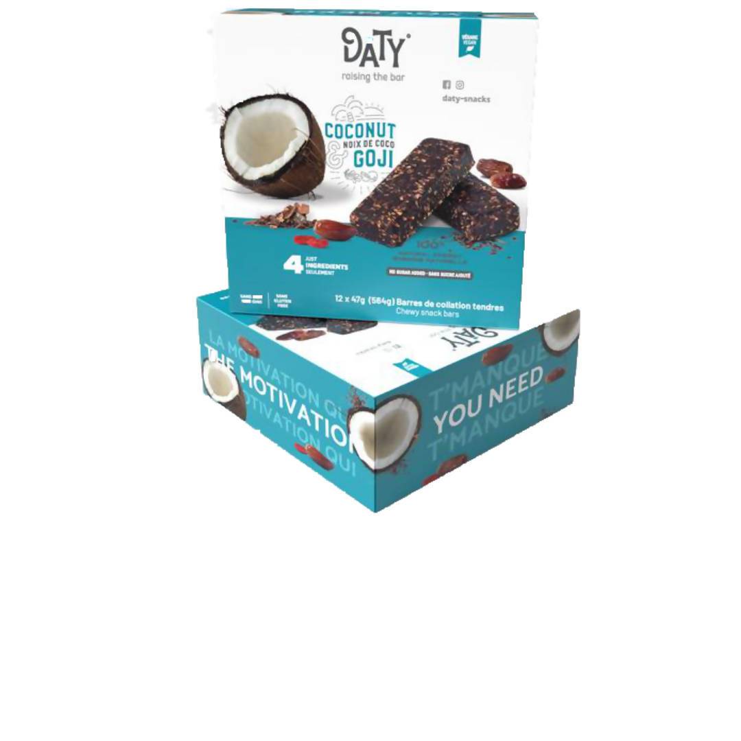 Daty Kokos & Goji Date Bars – 576 Riegel x 47g Hülle