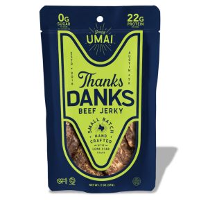 Thanks Danks Umai Beef Jerky Beutel – 8 Beutel x 2 Unzen
