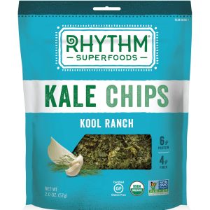 Rhythm Superfood Kale Chips Kool Ranch, 2 Unzen Packung von 12