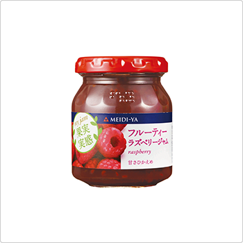 Meidi-ya, Obst Marmelade, Fruchtige Himbeere Marmelade, 160g
